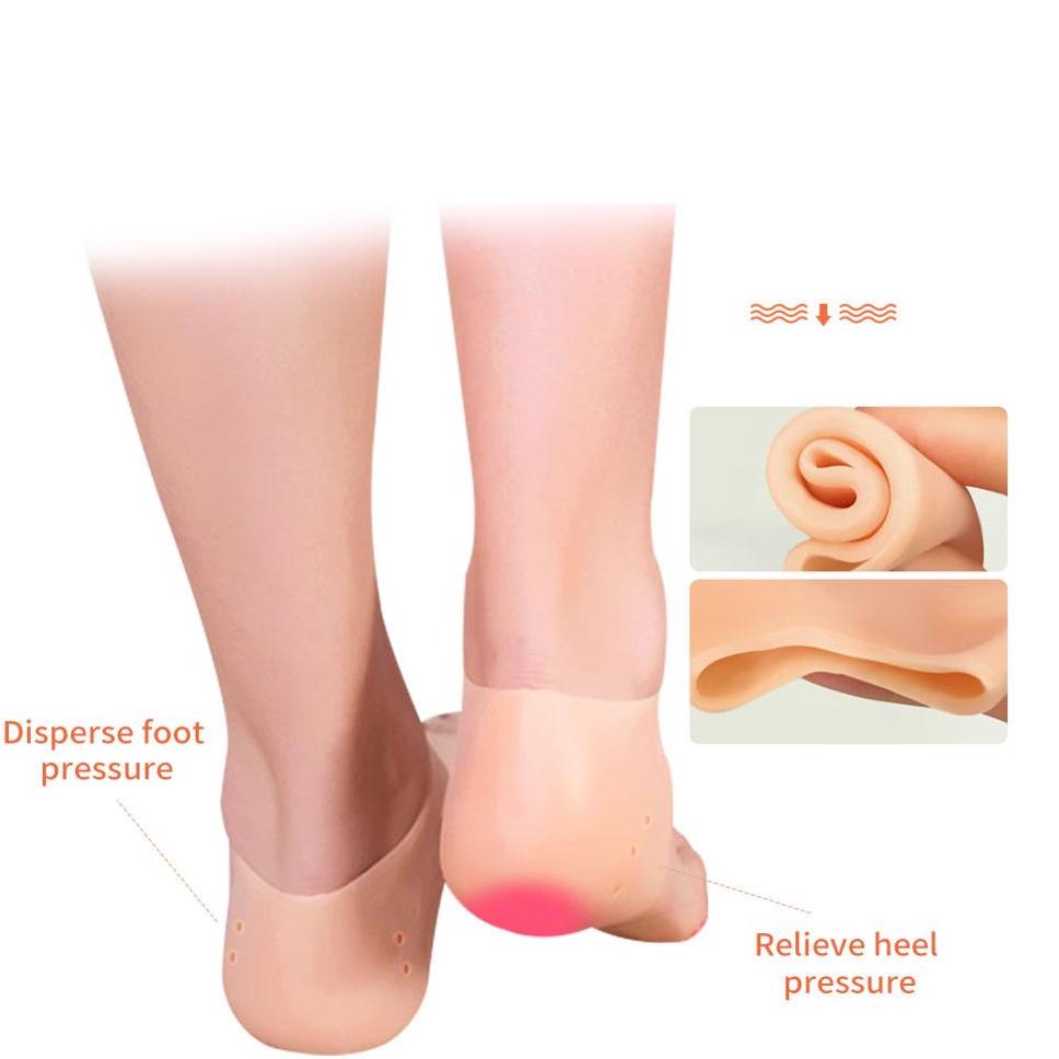 Buy DJ FINDER Silicon Heel For Pain Relief - Pack of 3 Heel Pad For Heel  Pain, Reusable Silicone Heel Pad, Toe Free Heel Pain Relief Products For  Women & Men, Silicon